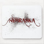 Bleeding Grunge Nebraska Mousepad