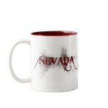 Bleeding Grunge Nevada Mug Red
