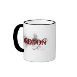 Bleeding Grunge Oregon Mug