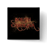 Bleeding Grunge South Carolina Button Dark