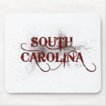 Bleeding Grunge South Carolina Mousepad