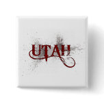 Bleeding Grunge Utah Button