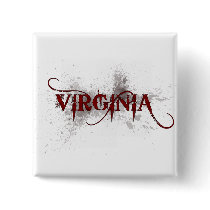 Bleeding Grunge Virginia Button