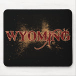 Bleeding Grunge Wyoming Mousepad Dark