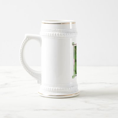 Bleeding Heart Blossom Beer Stein Mug by PerennialGardens