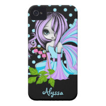 Bleeding Heart Fae Blue-Purp iPhone 4/4S Case-Mate Case-mate Iphone 4 Cases