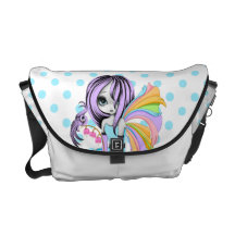 Bleeding Heart Fae Messenger Bag-Multicolor