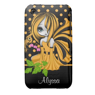 Bleeding Heart Fae Orange iPhone 3G/3GS Case-Mate Iphone 3 Case-mate Case by AndreasiPhoneCases