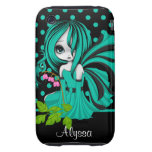 Bleeding Heart Fae Teal iPhone 3G/3GS Case Tough Iphone 3 Cover