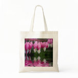 bleeding heart flower tote bag