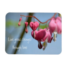 Bleeding Heart Flowers Flexible Magnets