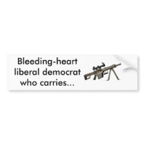 Bleeding-heart liberal democrat who carries...