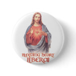Bleeding Heart Liberal Jesus Pins