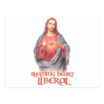 Bleeding Heart Liberal Jesus Post Card