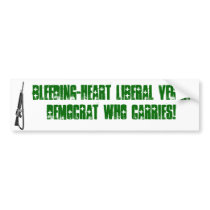 Bleeding-heart liberal vegan democrat who carries