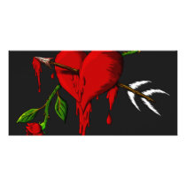 Bleeding Heart Personalized Photo Card