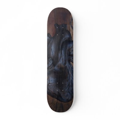 Bleeding Heart Skate Board Deck by joedragt