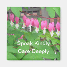 Bleeding Heart w Quote Magnet