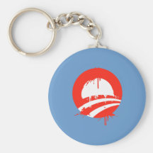 Bleeding Obama Keychains