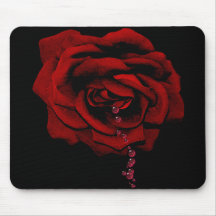 Bleeding Rose Mouse Pads