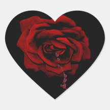 Bleeding Rose Stickers