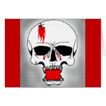 Bleeding Skull Cards