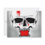 Bleeding Skull Invitations