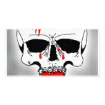Bleeding Skull Photo Card photo cards