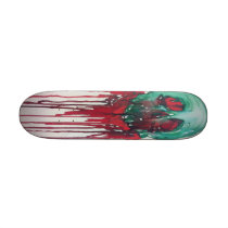 Bleeding Skull Skateboard Deck