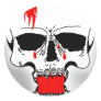 Bleeding Skull Stickers