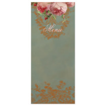 Blenheim Rose Menu Custom Invite