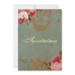 Blenheim Rose Party Custom Invitations