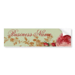 Blenheim Rose - Sage Green Bumper Stickers