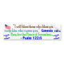 Bless Israel Bumper Stickers