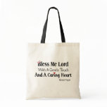 Bless Me Lord Nurses Prayer Tote Bags