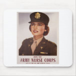 Bless Our Female Military Mouse Mats