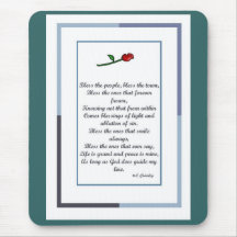 Bless the People, Bless the Town Mouse Mat