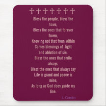 Bless the People, Bless the Town Mouse Pad