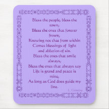 Bless the People, Bless the Town Mouse Pad