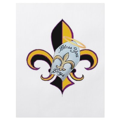 Bless You Boys Fleur de LIs Flyer by FlorArt