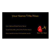 Bless Your Heart Business Card Template