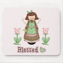 Blessed Angel 3 Mouse Pad