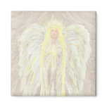 Blessed Angel of Golden Light Magnets