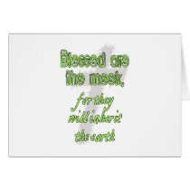 Blessed Are The Meek Card