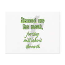 Blessed Are The Meek Post Cards