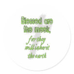 Blessed Are The Meek Sticker