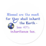 Blessed are the Meek Stickers