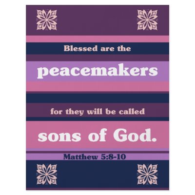 Blessed are the Peacemakers Full Color Flyer by Parable