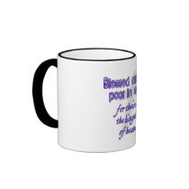 Blessed Are The Poor in Spirit Mugs