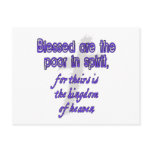 Blessed Are The Poor in Spirit Post Cards